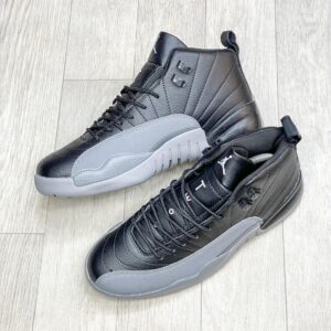 AJ 12 Retro Black & Grey