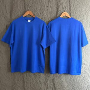 Plain Oversize tee Blue