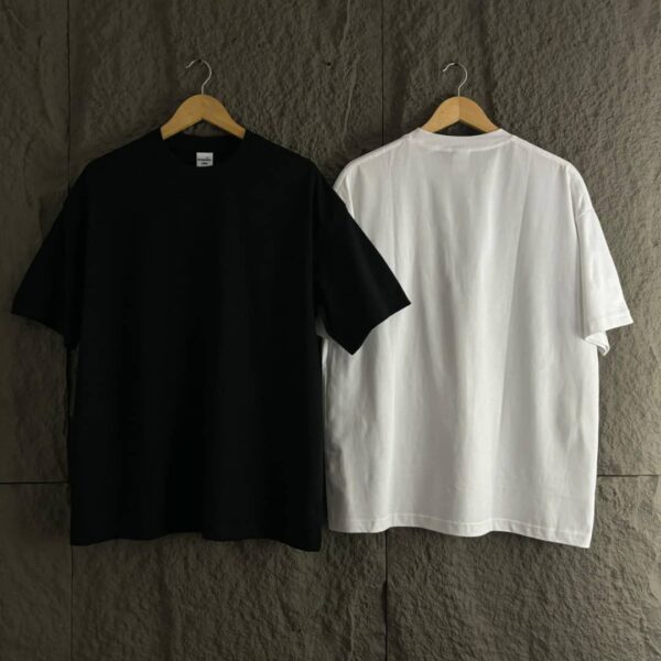 Oversize Tee white & Black