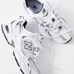 New balance 530 silver/white/black