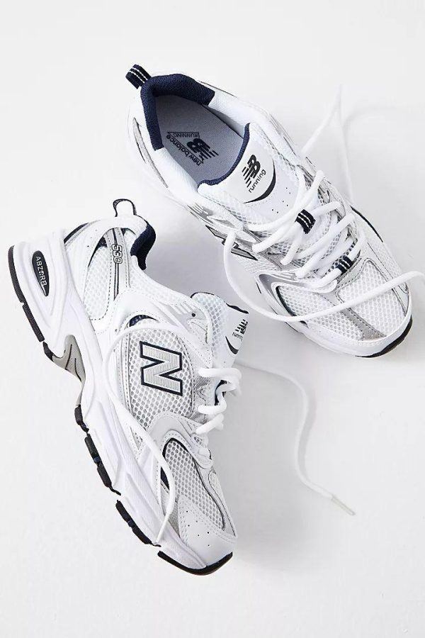 New balance 530 silver/white/black