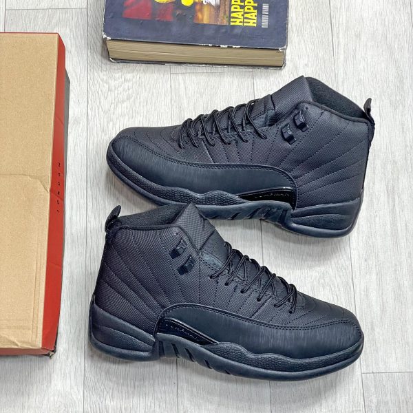 AJ 12 Triple Black