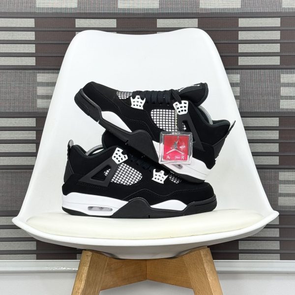AJ 4 Black & White - Image 2