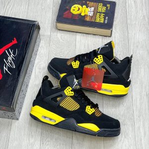 AJ 4 Yellow lightning