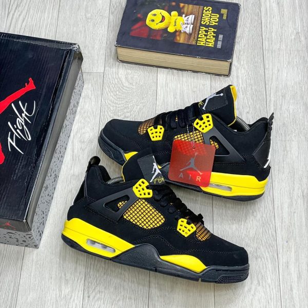 AJ 4 Yellow lightning