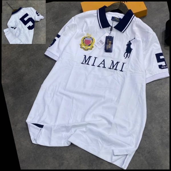 Miami polo shirt White