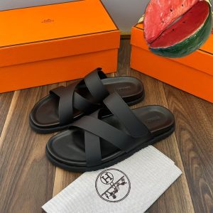 Hermes Leather slides