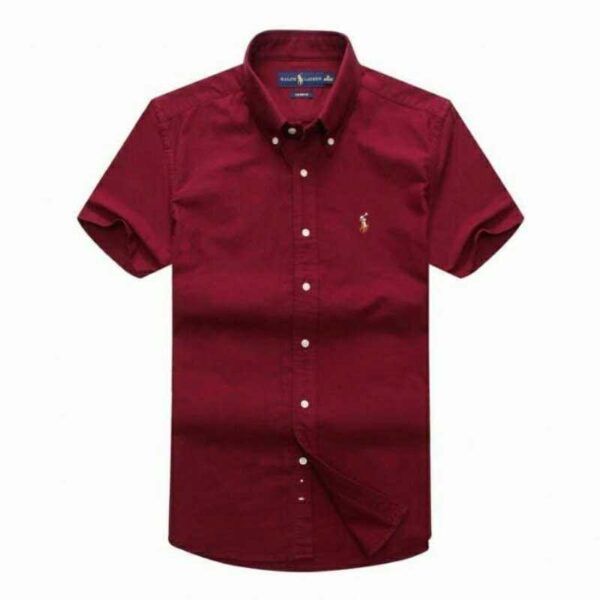 Polo ralph short sleeve shirt Maroon