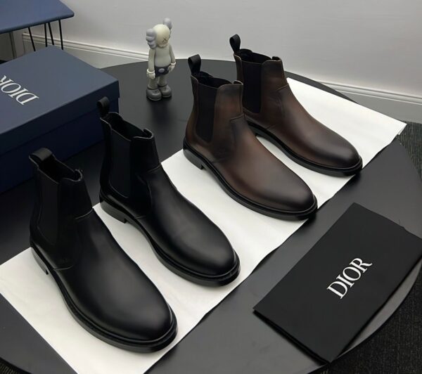 Dior leather boots in 2 colors