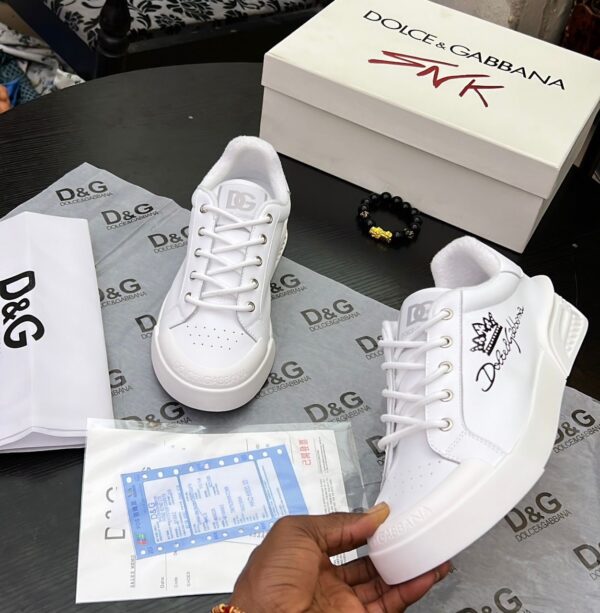 D&G White sneakers