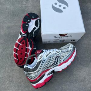 Saucony PRO GRID Silver Red
