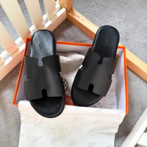 HM Paris Black Slippers