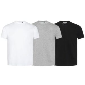 BODY HUG PLAIN SHORT SLEEVE IN 3 COLORS