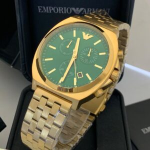 EMPORIO ARMANI CHRONOGRAPH GOLD WATCH