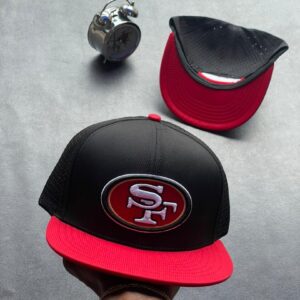 SF BLACK & RED FACE CAP