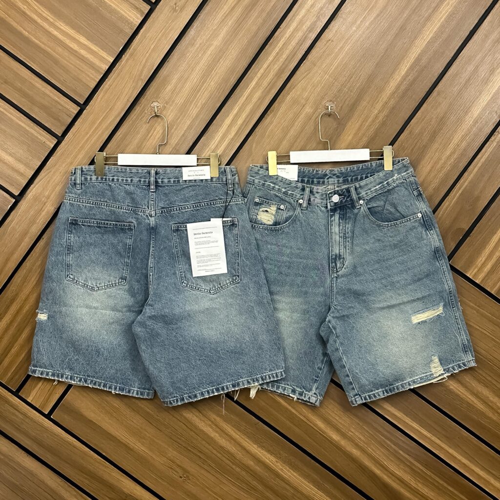 SHORT JEANS DENIM BLUE