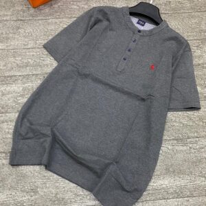 POLO ROUND TEE GREY