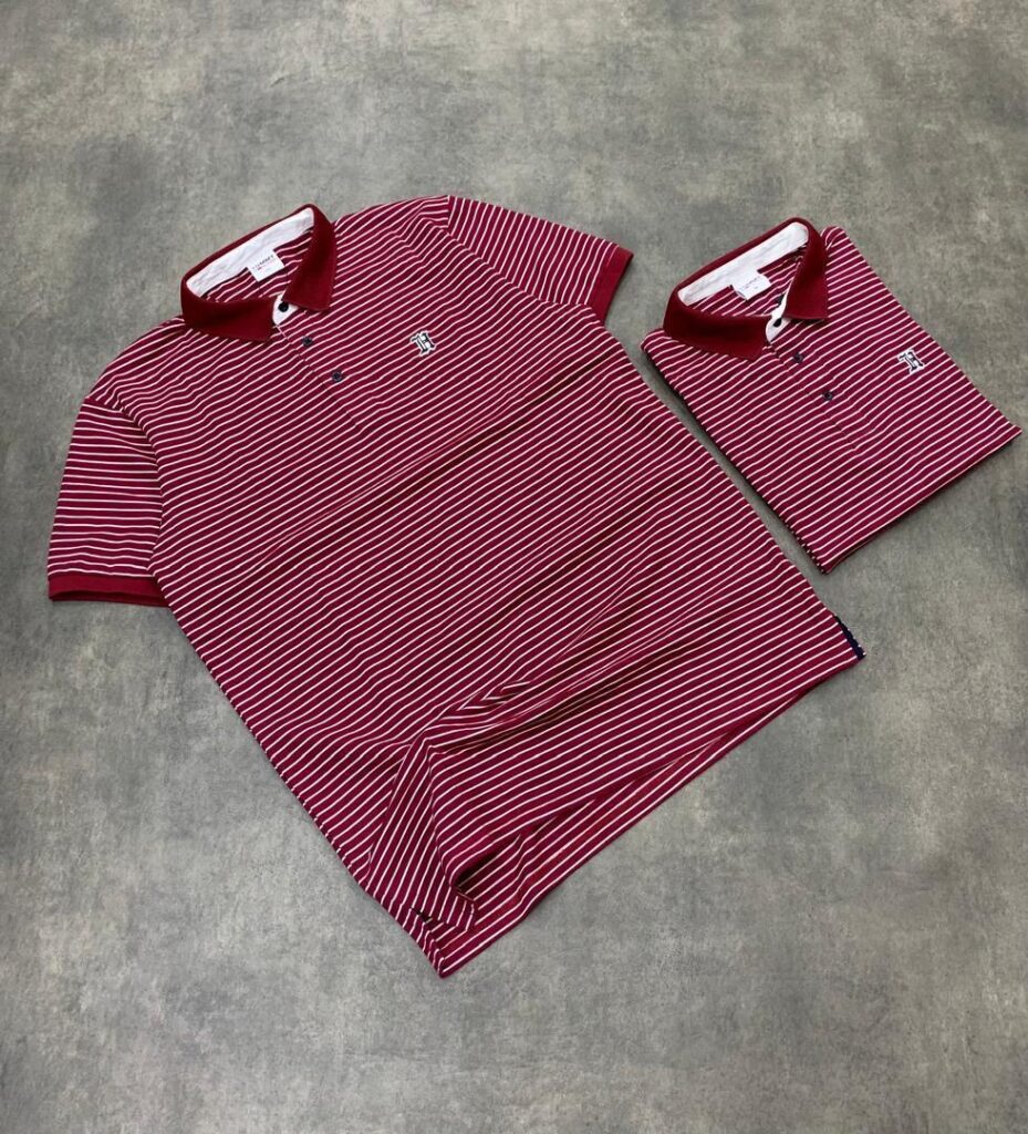 TOMMY POLO SHIRT RED