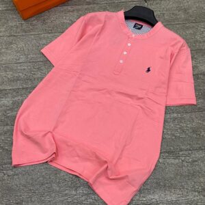 POLO ROUND NECK PINK