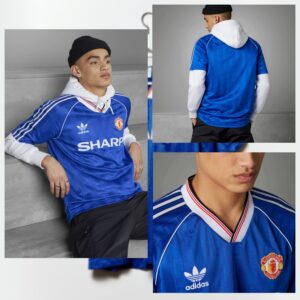 MANU BLUE RETRO JERSEY