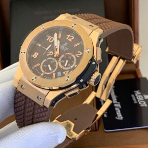 HUBLOT CHRONOGRAPH ALL BROWN RUBBER STRAP
