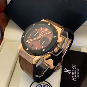 HUBLOT CHRONOGRAPH LEATHER STRAP
