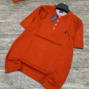 POLO ROUND TEE ORANGE