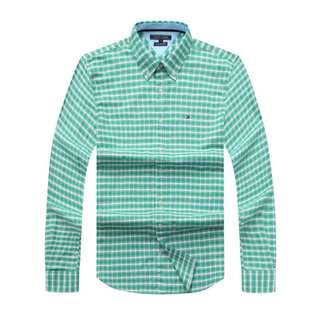 POLO TSHIRT GREEN STRIPES