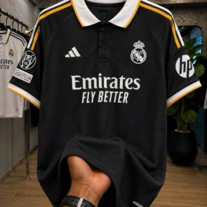 REAL MADRID BLACK JERSEY