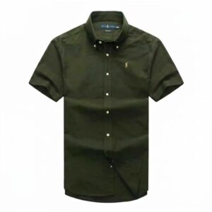 POLO SHIRT DARK GREEN SHORT SLEEVE