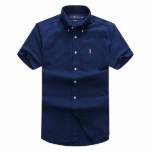 POLO SHIRT DARK BLUE SHORT SLEEVE