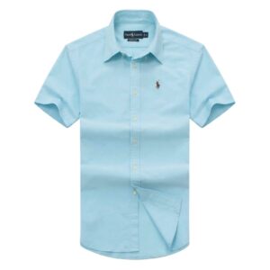 POLO SHIRT SHORT SLEEVE LIGHT BLUE