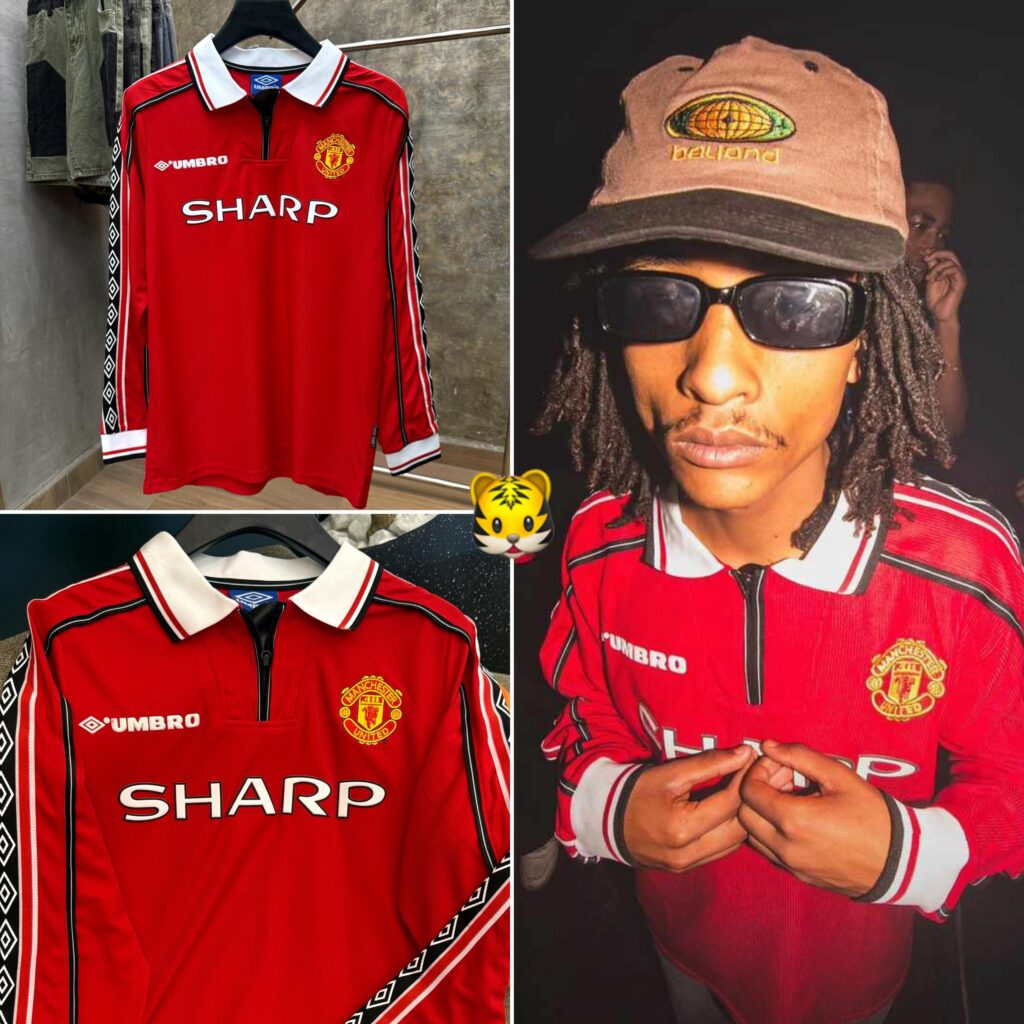 MANU RED RETRO LONGSLEEVE
