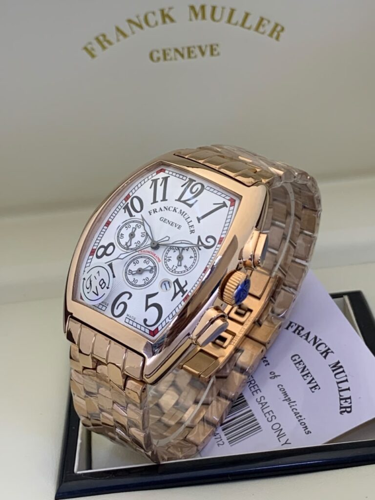 FRANK MULLER CHRONOGRAPH ROSE GOLD WATCH
