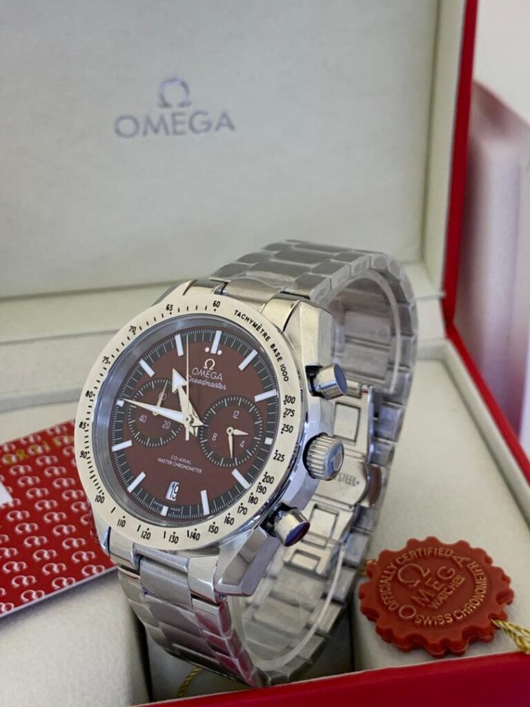 OMEGA CHRONOGRAPH SILVER CHAIN WATCH
