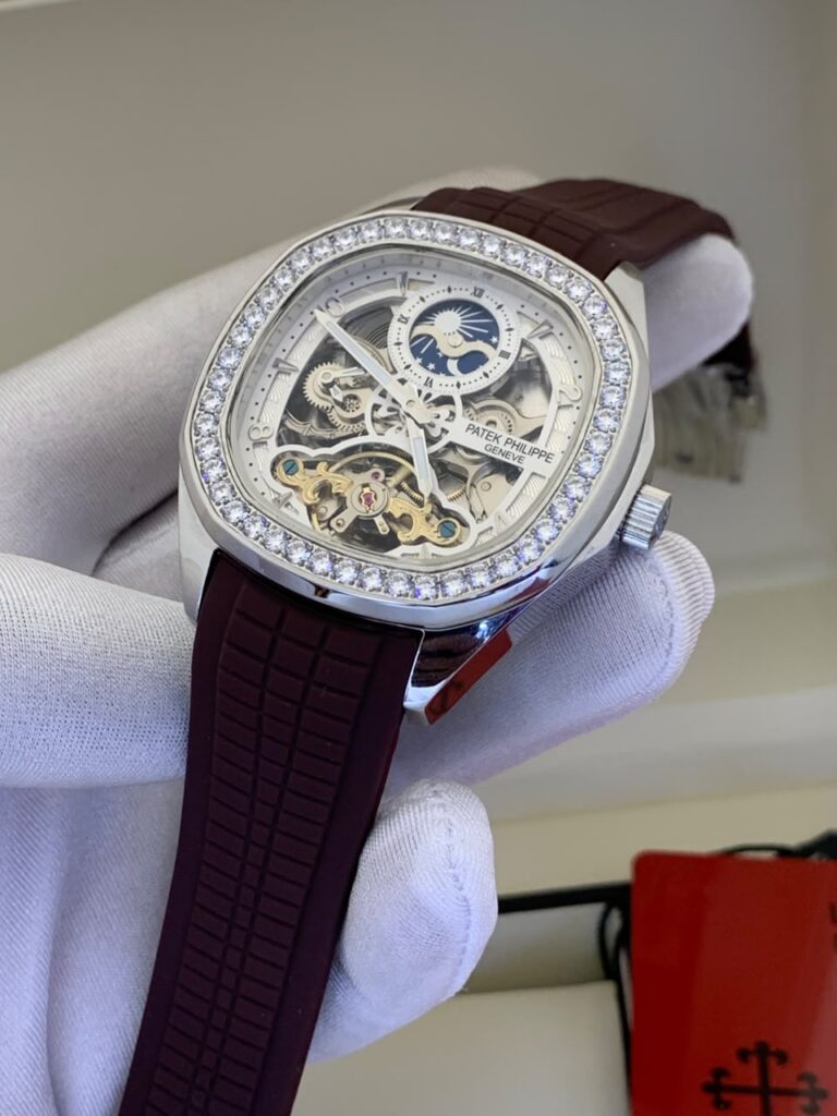PATEK PHILIPPE BROWN RUBBER STRAP