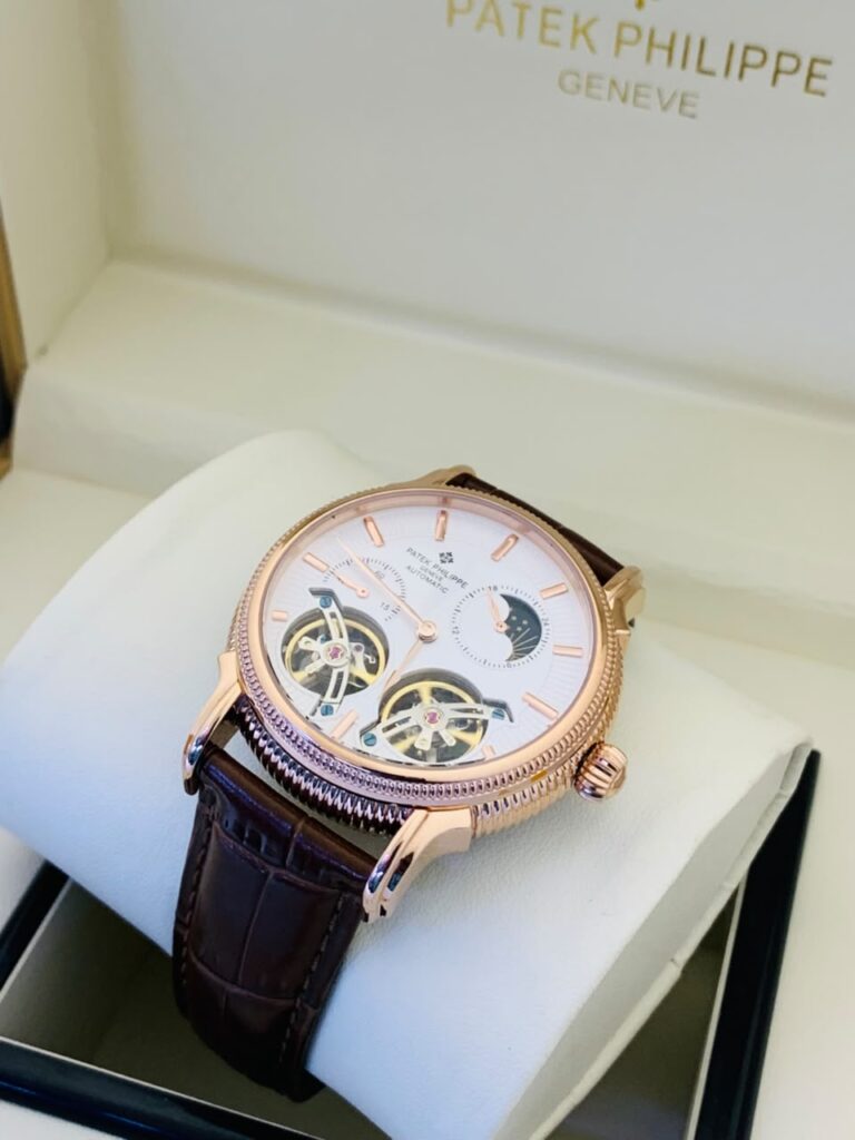 PATEK PHILIPPE AUTOMATIC ENGINE LEATHER STRAP