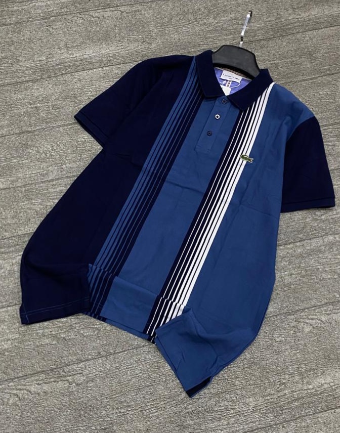 POLO SHIRT BLUE & BLACK