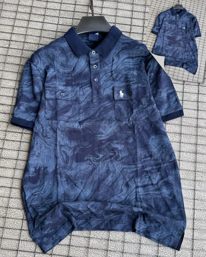 MARBLE POLO TSHIRT