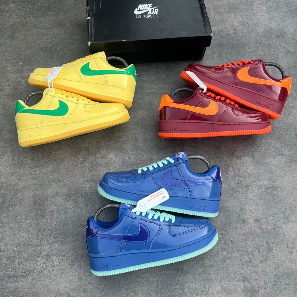 AF  1LOW PATENT LEATHER IN 3 COLORS