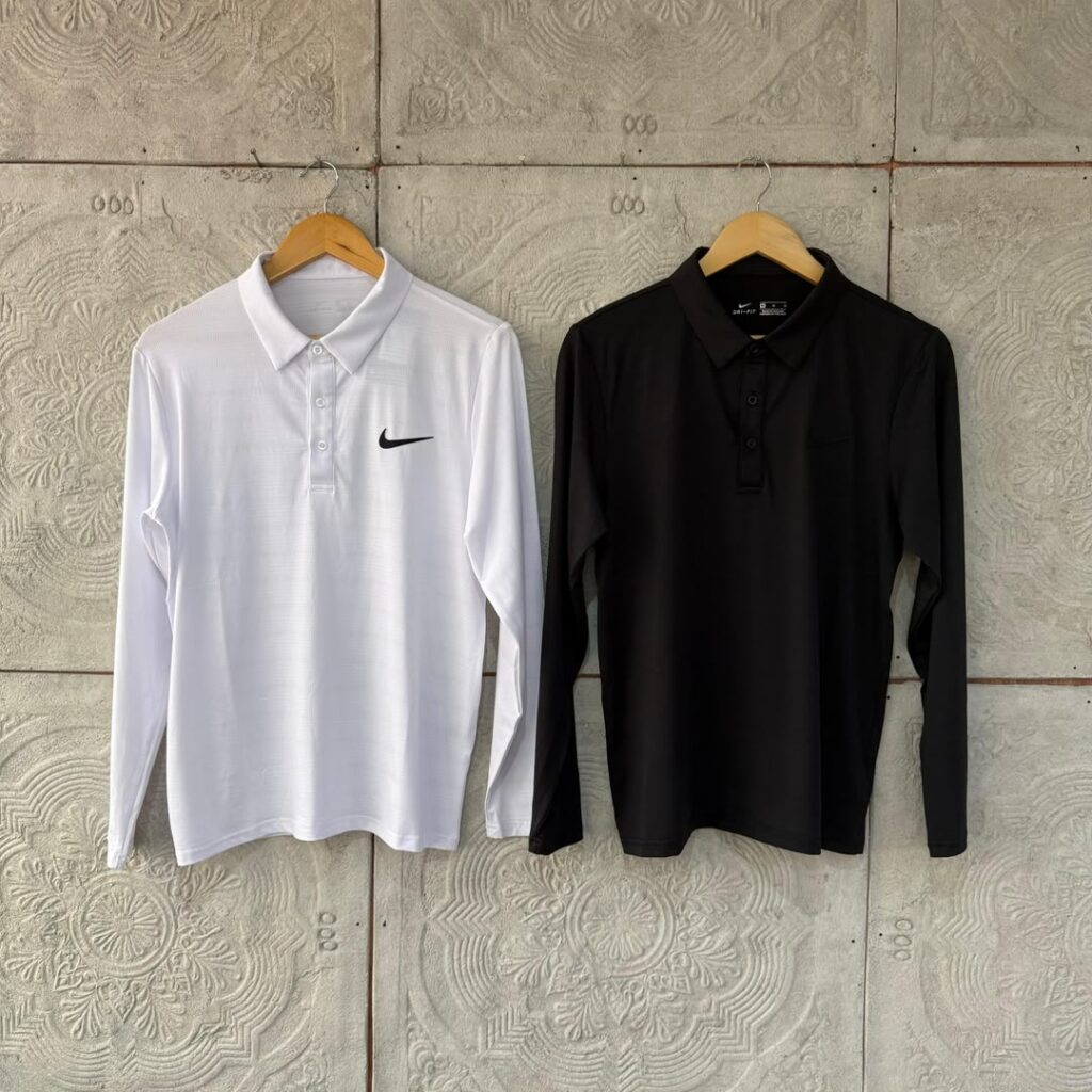 COLLAR GYM SHIRT IN 2 COLORS