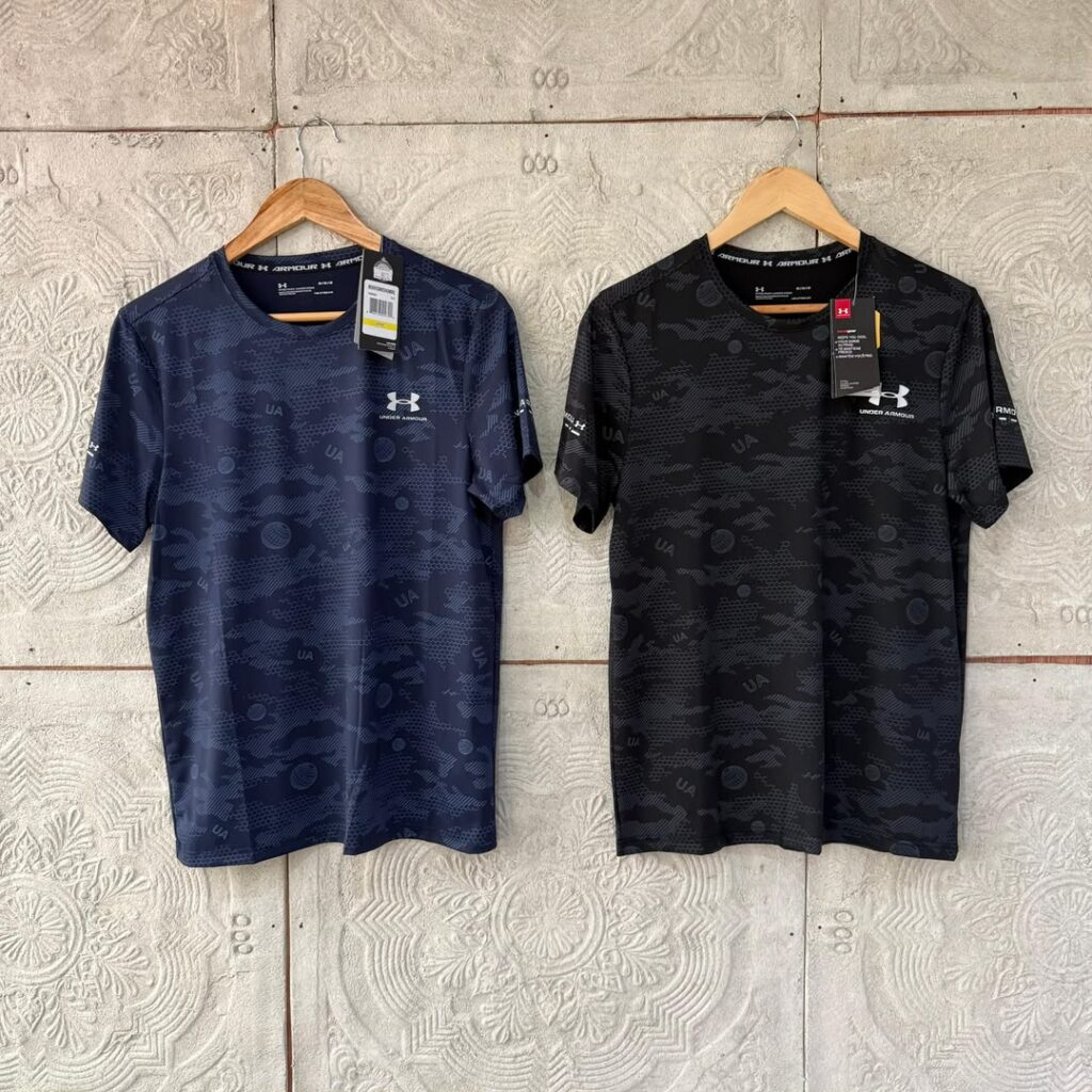 UA CAMO GYM SHIRT IN 2 COLORS