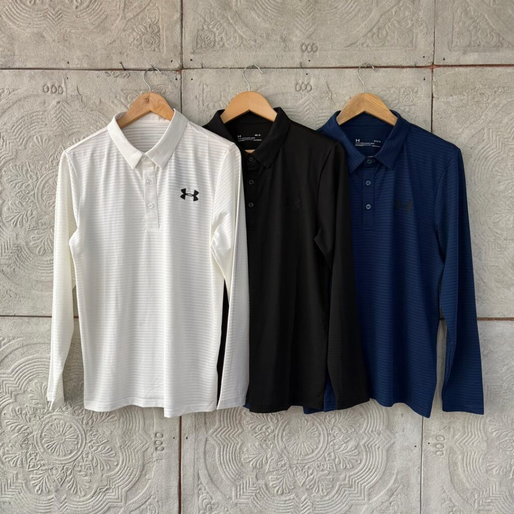 UA GYM COLLAR LONG SLEEVE